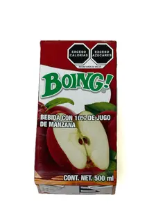 Boing Apple Drink 500 mL | Mexican Apple Juice Drink Beverage