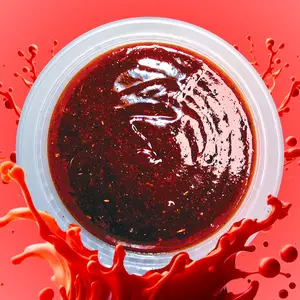 Strawberry Chamoy Dip 8oz Chamoy Paste - Rim Dip mexican candy | Chamoy Calavera spicy candy Fruit Chili Flavor
