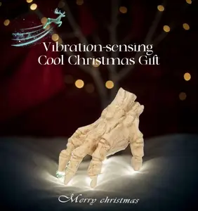 Magic Hand with Lights and Sounds | Vibrating-sensing Cool Suitable for Indoor and Outdoor Scenarios for Light & Sound | Motion Sensor Prop for Indoor & Outdoor,Holiday Haul activity,Christmas Gift