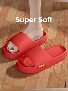 Trendy Stylish Fashion Slippers for Women, Summer Thick Sole Indoor Bathroom Non-Slip Outdoor Home Cool Slipper, Casual Eva Material Footwear