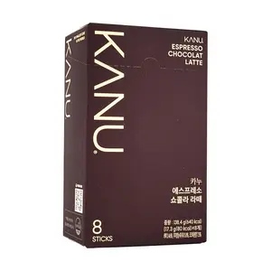 MAXIM KANU Italian Roast Chocolate Latte - Instant Coffee Mix (8 Sticks, 138.4g) - Korean Classic Coffee Blend