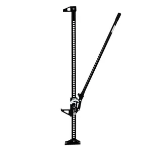 Garvee 60 Inch Farm Jack - Heavy Duty 6600 Lbs/3 Ton Steel Ratcheting Off Road Utility Jack with Adjustable Height 5.12''-52'' and Safety Lock Pins for ATV, UTV, Truck, SUV, Tractor - Black