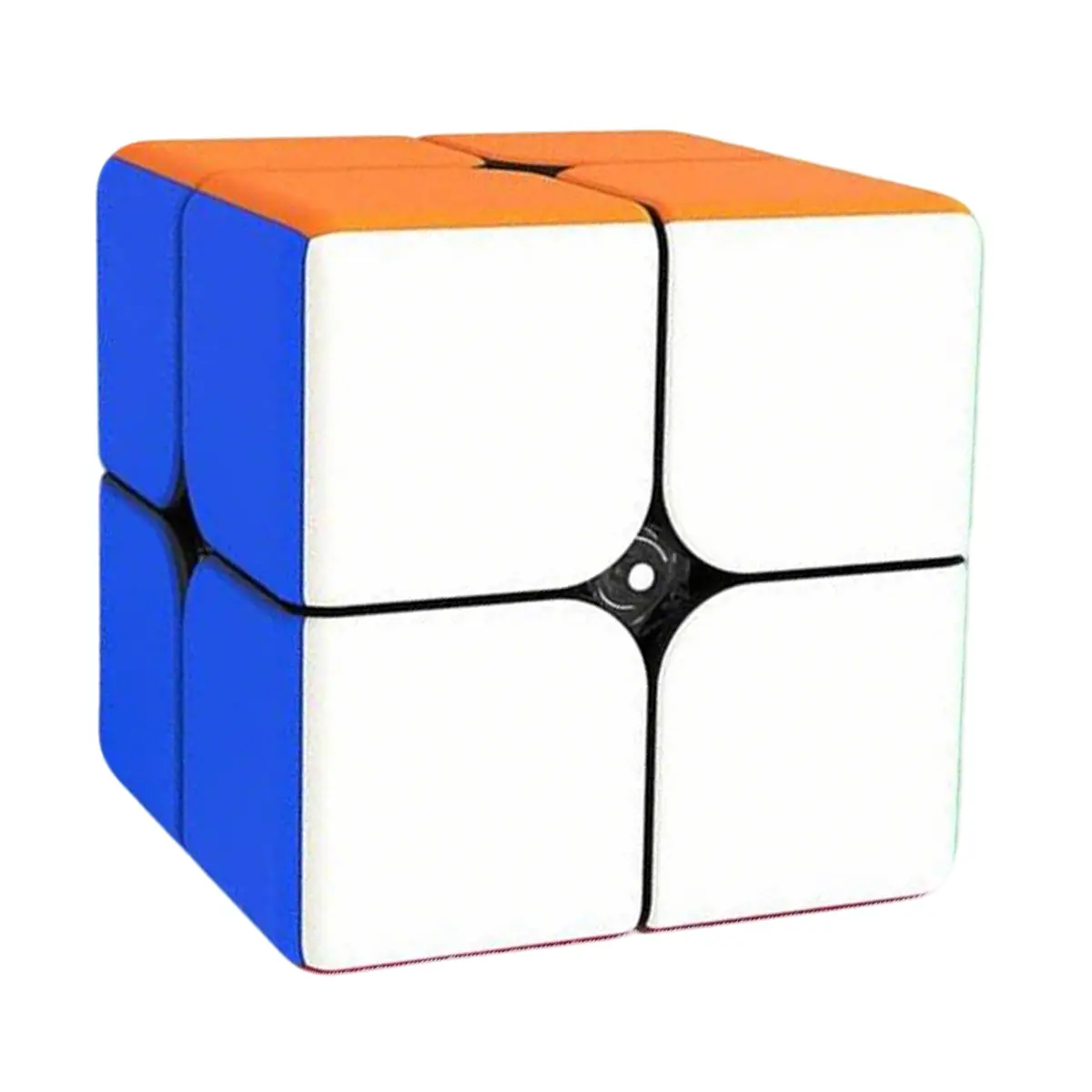 2x2 Fast Magnetic Twisty Speedcube, Smooth Rotation Puzzle Toy Gift for Beginners & Speed Enthusiasts (Kids & Adults)
