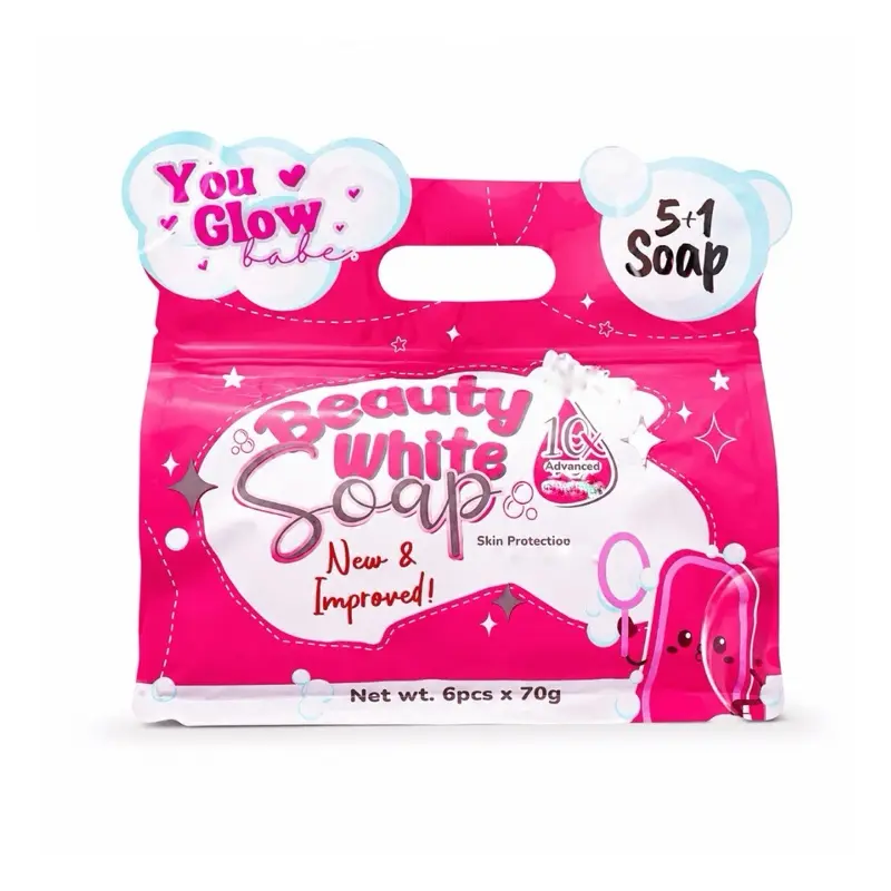 6 Bars You Glow Babe Beauty Soap with Sea Buckthorn 70g Cleanser 6 Bars You Glow Babe Beauty Soap with Sea Buckthorn 70g Cleanser