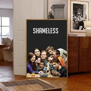 Shameless Poster, Shameless Poster, Mid Century Modern Art, Retro Poster, Vintage Poster, Home Decor