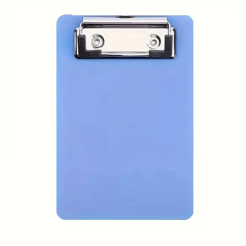 Portable Mini Plastic Clipboard with Durable PP Material, Compact Notebook Holder for Notes Receipts Bills, Lightweight and Easy to Carry