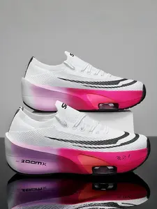 Stylish Unisex Sports Running Shoes with Breathable Knitted Upper, Non-Slip Technology and Shock Absorption for Everyday Fitness, Road Running Shoes, Athletic Running Shoes, Workout Sneakers