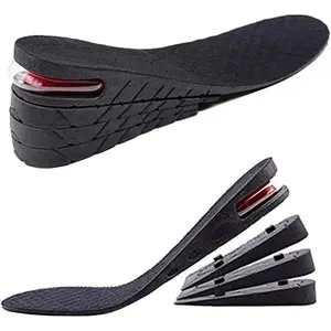 Height Increase Insoles for Men, 4 Layers Shoe Height Inserts to Make You Taller, Multi-Layer Invisible Boosting Lifts Soles for Women Kit with Air Cushion Heel Height 3.54 Inch JCLMER
