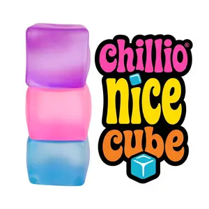 Nice Cube Fidget Toy - Soft Squishies, Satisfying Squeeze Item in Assorted Colors - ADHD Gifts for Women, Girl Toy, Anxiety Fidgets - Collectible Sensory Item for Ages 3+