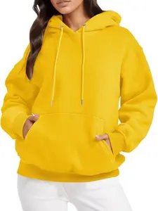 Holafish Unisex Hoodies for Women Sweatshirts Fall Fashion Outfits 2025 Casual Sweaters Tops Fleece Workout Winter Clothes  Plain Design with Kangaroo Pocket