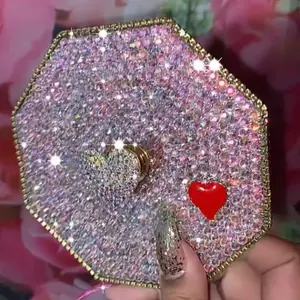 Diamond Octolove handheld Mirror