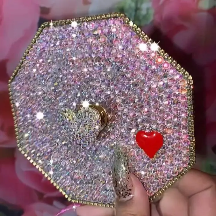 Diamond Octolove handheld Mirror