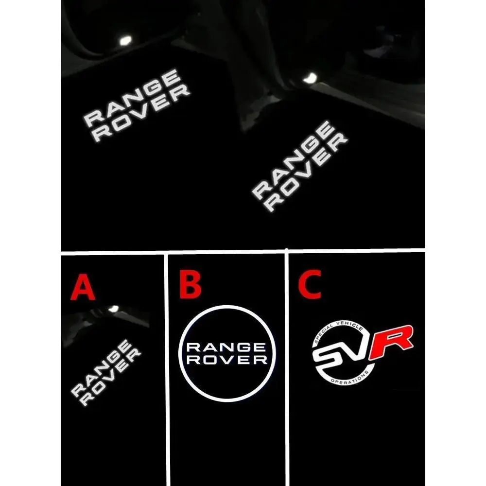 LED Car Door Welcome Light Logo Ghost Shadow Courtesy Projector Lamps for Land Rover Range Rover Sport Evoque SVR 2003-2023