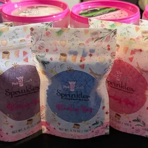 Pink Zebra 3.75 oz Wax Sprinkles Multiple Scents Available Headache Friendly Non Toxic Soy Based Fragranced Wax Melts