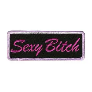 Motorcycle Biker Uniform Patch 4" x 1.5" Sexy Bitch