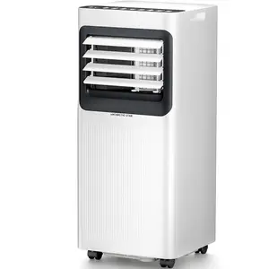 Antarctic Star 5000 BTU DOE Portable Air Conditioner, Compact Cooler for Rooms Up to 250 sq.ft, with Remote Control, LED Display, 24H Timer, Side Handles, R32/R410A, for Home, Office, Dorm, Bedroom
