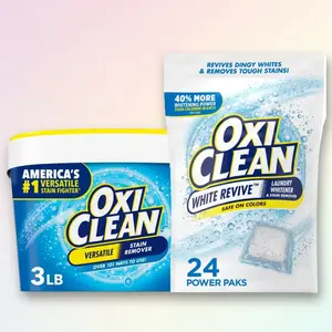 OxiClean Whe Revive undry Whener + Stain Remover Power Paks - 24ct/21.1oz
