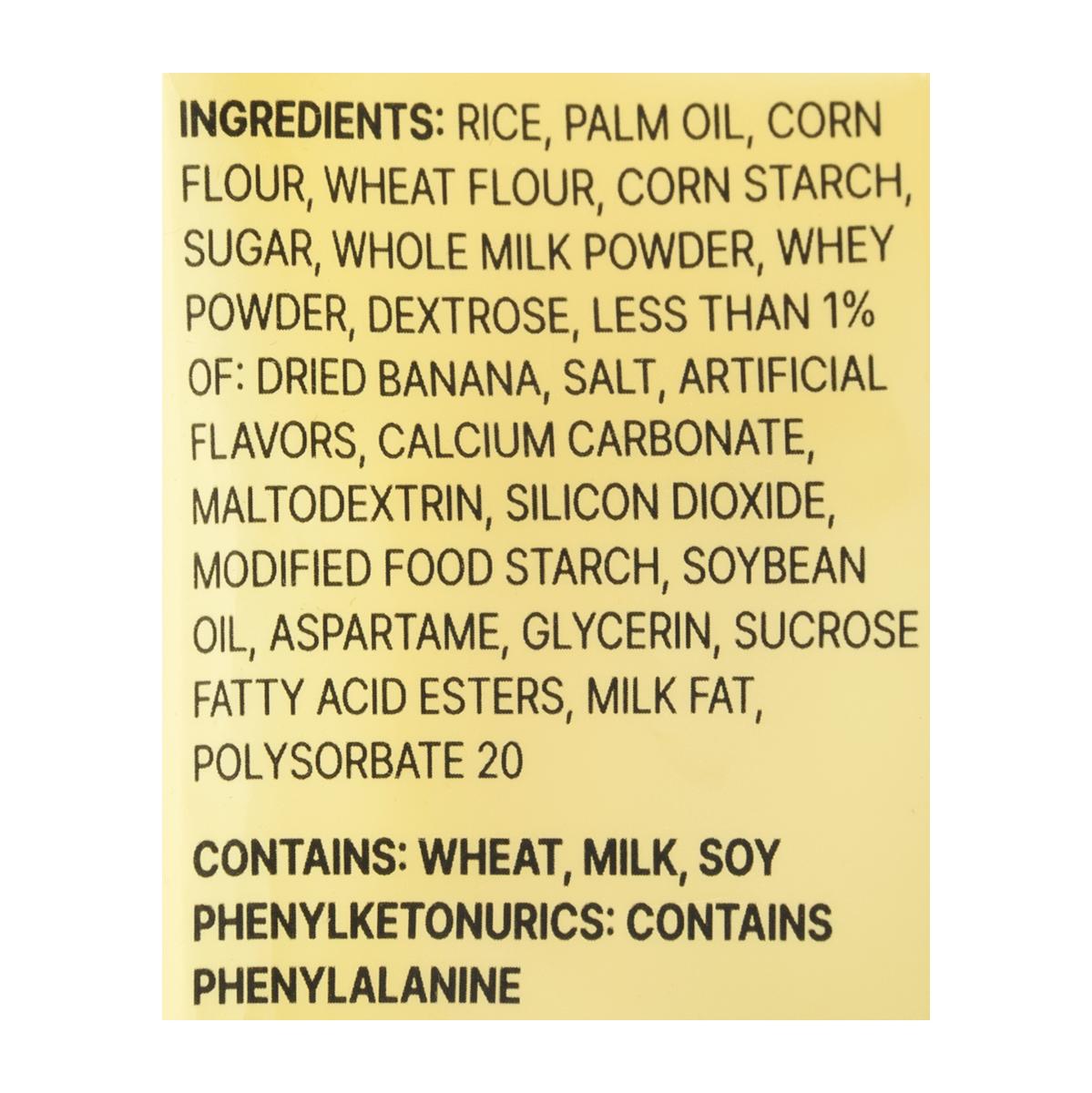 Trenzy Gahm Milk Classic Rice Snack - BANANA Flavor Crispy Snack Individually Wrapped Melt In The Mouth Crunchy Korean Rice Cake Treat - Ricecakes