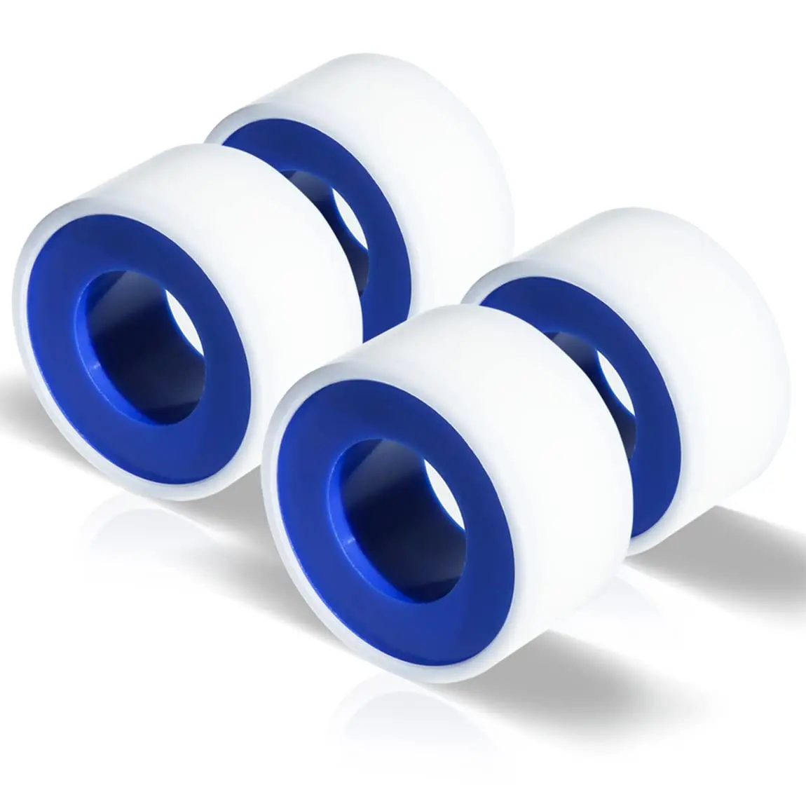 4 Rolls 3/4 Inch(W) X 520 Inches(L) Teflon Tape,for Plumbers Tape,Plumbing Tape,PTFE Tape,Thread Tape,Plumber Tape for Shower ,Pipe Sealing,Thread Seal,White