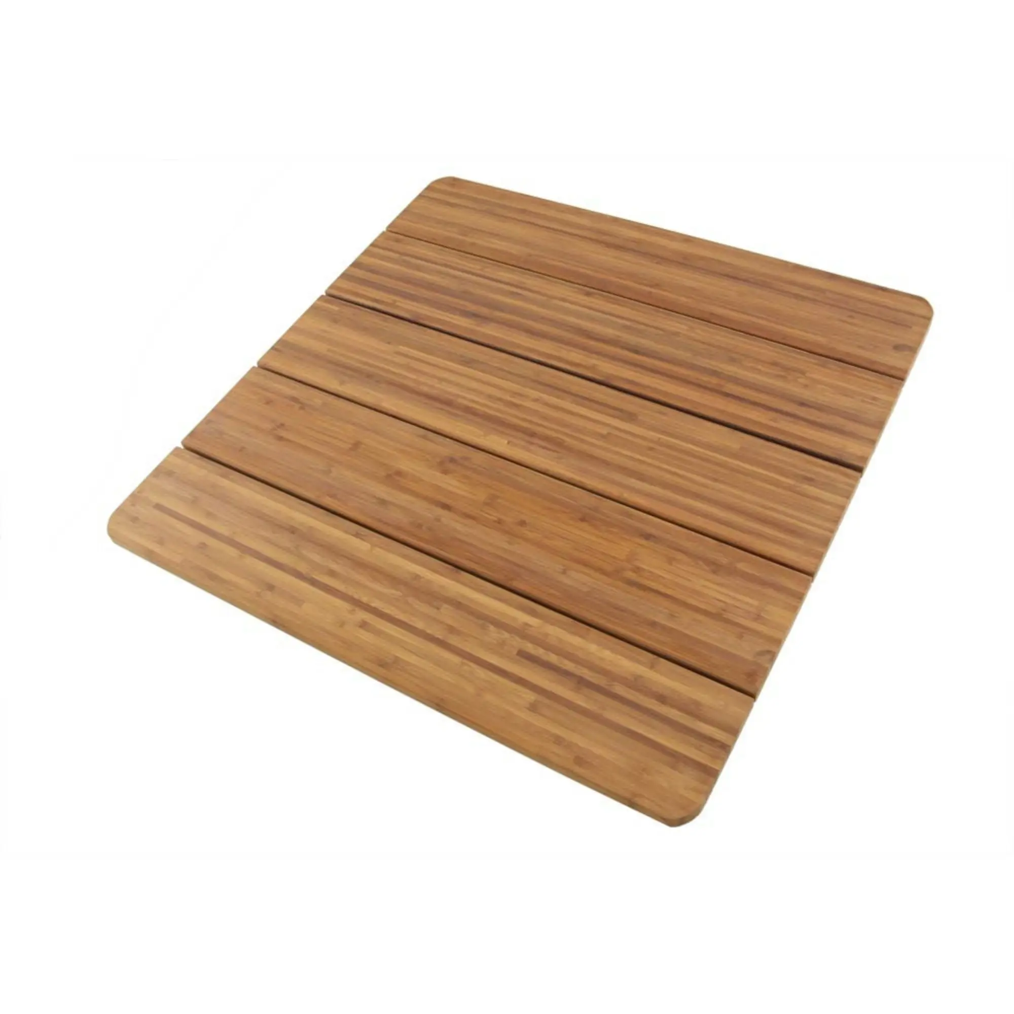 Raised Bamboo Bath Mat