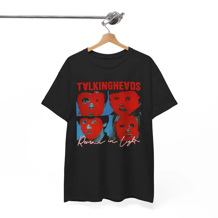 Talking Heads Remain In Light T Shirt, Music Band Rock Punk Retro Unisex T-Shirt