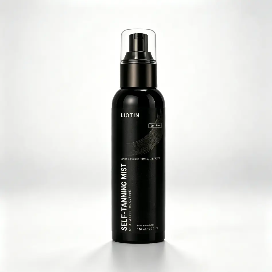 LIOTIN Bodycare Sunless Tanning Liquid Face & Body Bronzing Mist - Natural Bronze Glow, Gradual Buildable Color, Quick-Dry, Streak-Free, Transfer-Proof, 150 mL