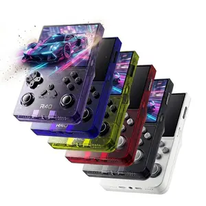 R40 Retro Handheld Game Console 128GB Preloaded with 40000+Classic Games, 3.5in IPS Screen Arcade Golden Protection, 30 +Game Emulator, Linux System, 3000mah Rechargeable Battery Portable Game Console