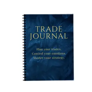 Adult Trading Journal, Personal Finance and Investment Planner, Risk Management Tools, Inspirational Design, Stock, Crypto, Forex, Spiral Bound Planner