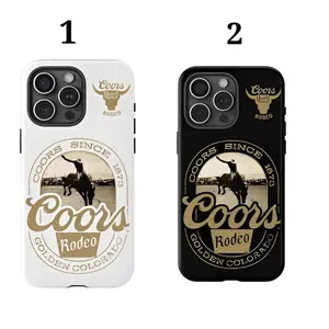 Coors Rodeo Vintage Western Design Classic Coors 2-piece Hard Case Tough Phone Cover for Protection