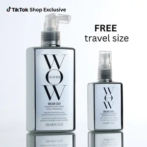 Color Wow Dream Coat Anti-Frizz Treatment - Full Size Treatment and FREE Mini Treatment - Heat Protectant for Smooth Hair Color Wow Dream Coat Anti-Frizz Treatment - Full Size Treatment and FREE Mini Treatment - Heat Protectant for Smooth Hair