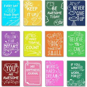 24 Packs - Gifts in Bulk Mini Inspirational Notebooks for Party Favors, Small Motivational Notepads, Cute Notebooks for Coworkers, Gifts from Teacher