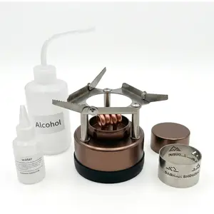 Portable Alcohol Camp Stove - Fast Boil, Durable, Backpack-Friendly for Camping & Hiking