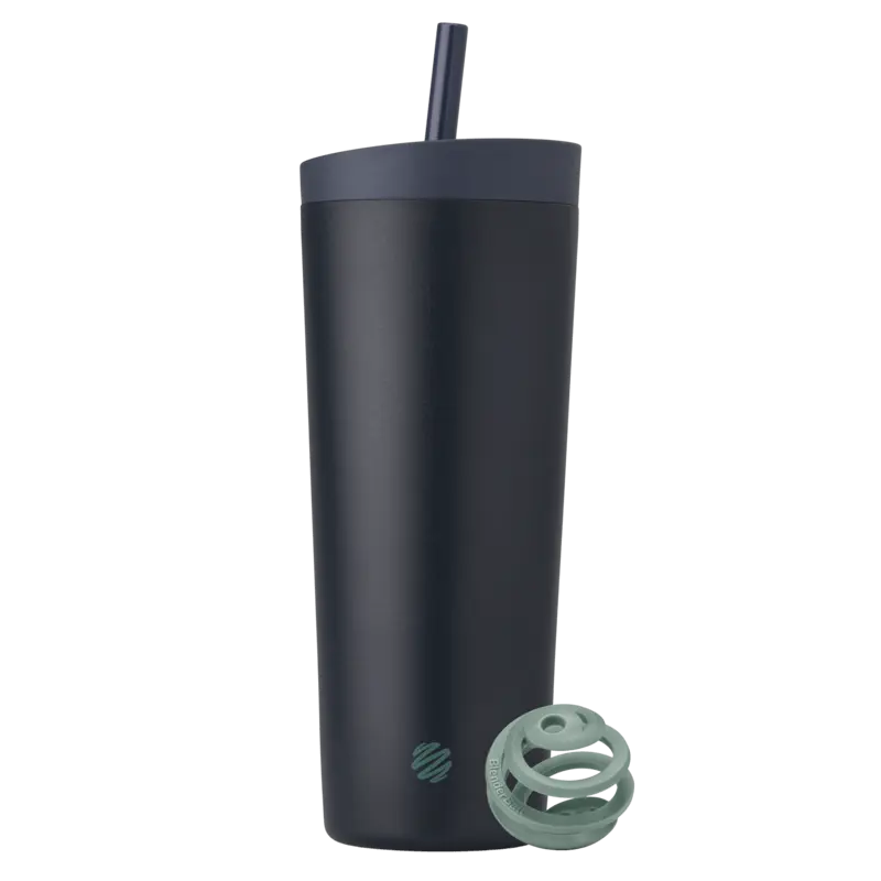BlenderBottle, 2-in-1 Shaker Tumbler- Portable Water Bottle with Straw Drinkware Cup Reusable Washable Mug Bottled