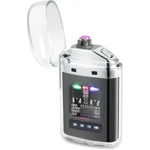 Burning Hub｜Lighter for Candles, Grills & Camping - USB Rechargeable, Windproof Flameless Plasma Lighter for Outdoor Use - lighters for Men