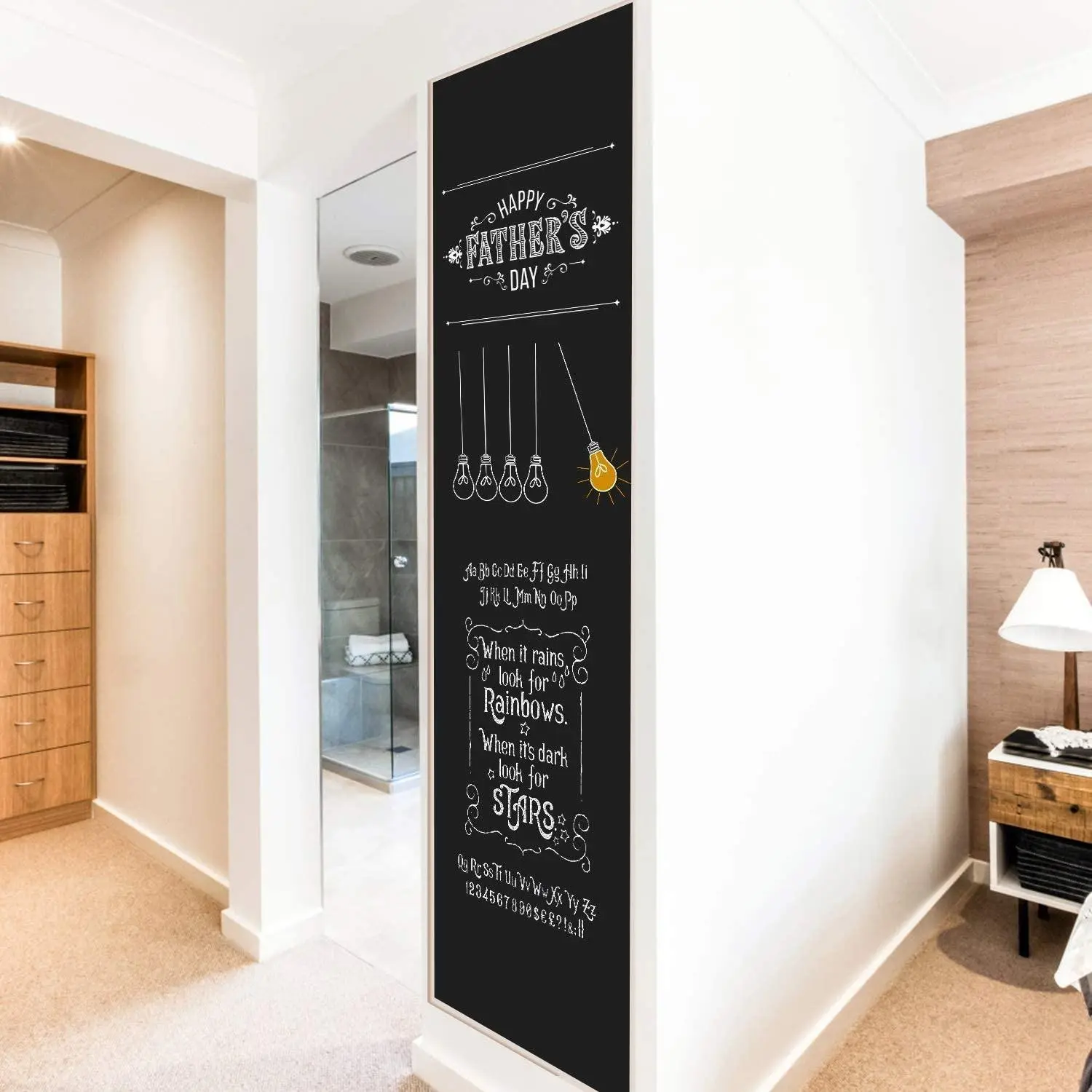 Erasable Chalkboard Sticker, Chalkboard Wallpaper Sweet Furniture, Removable Blackboard Wall Sticker, DIY Reusable Erasable Chalkboard Sticker, Writing Board, Erasable Drawing Board