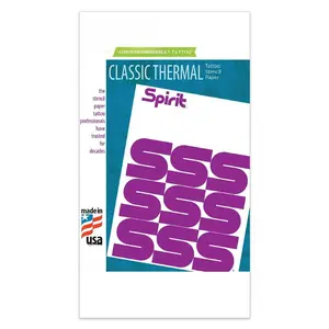Spirit Classic Thermal Tattoo Stencil Transfer Paper 8.5" x 14" (100 Sheets) – Professional Tattoo Transfer Paper, Certified Vegan, Made in USA