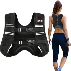 Weighted Vest Woman 6lb 8lb 12lb 16lb 20lb 25lb 30lb for Walking Strength Training Reflective Stripe Fitness Vest for Workout Running Jogging