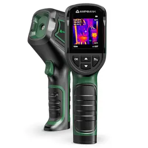 Handheld Thermal Camera AMPBANK H128, 240 x 240 TISR Resolution, 15h Battery Life Thermal Imaging Camera, 25 Hz Infrared Camera with Temperature Alarm