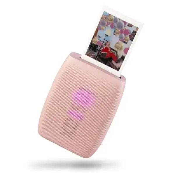 Fuji Film USA 16832211 Instax Mini Link 3 Smartphone Printer - Rose Pink, 3 W, 800 x 600 dpi, 100 Prints per Full Charge, LED Lights, PNG Support