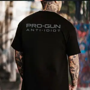 Pro Gun Anti Idiot T-shirt, Sweatshirt, Hoodie – Bold Statement Second Amendment Graphic Sweatshirt – Tactical Attitude Pullover for Men