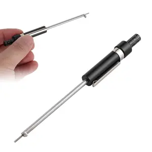 Car Brake Pad Thickness Gauge Measure Tool with Scale for Brake Shoe Gauge Auto Brake Pad 1.5mm-11mm Thickness Base Plate Brake Pad Tester Brake Pad Detection Pen Scale