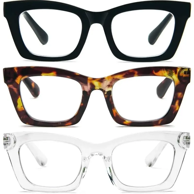 Black/Leopard/Clear