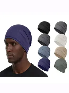 2pcs Cooling Skull Caps for Men & Women, Breathable 3D Mesh Running Caps, Ideal for Cycling, Gym, and Summer Activities