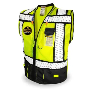 KwikSafety SPECIALIST Safety Vest (Multi-Use Pockets) Class 2 ANSI Tested OSHA Compliant Hi Vis Reflective Surveyor  - Model No.: KS3304