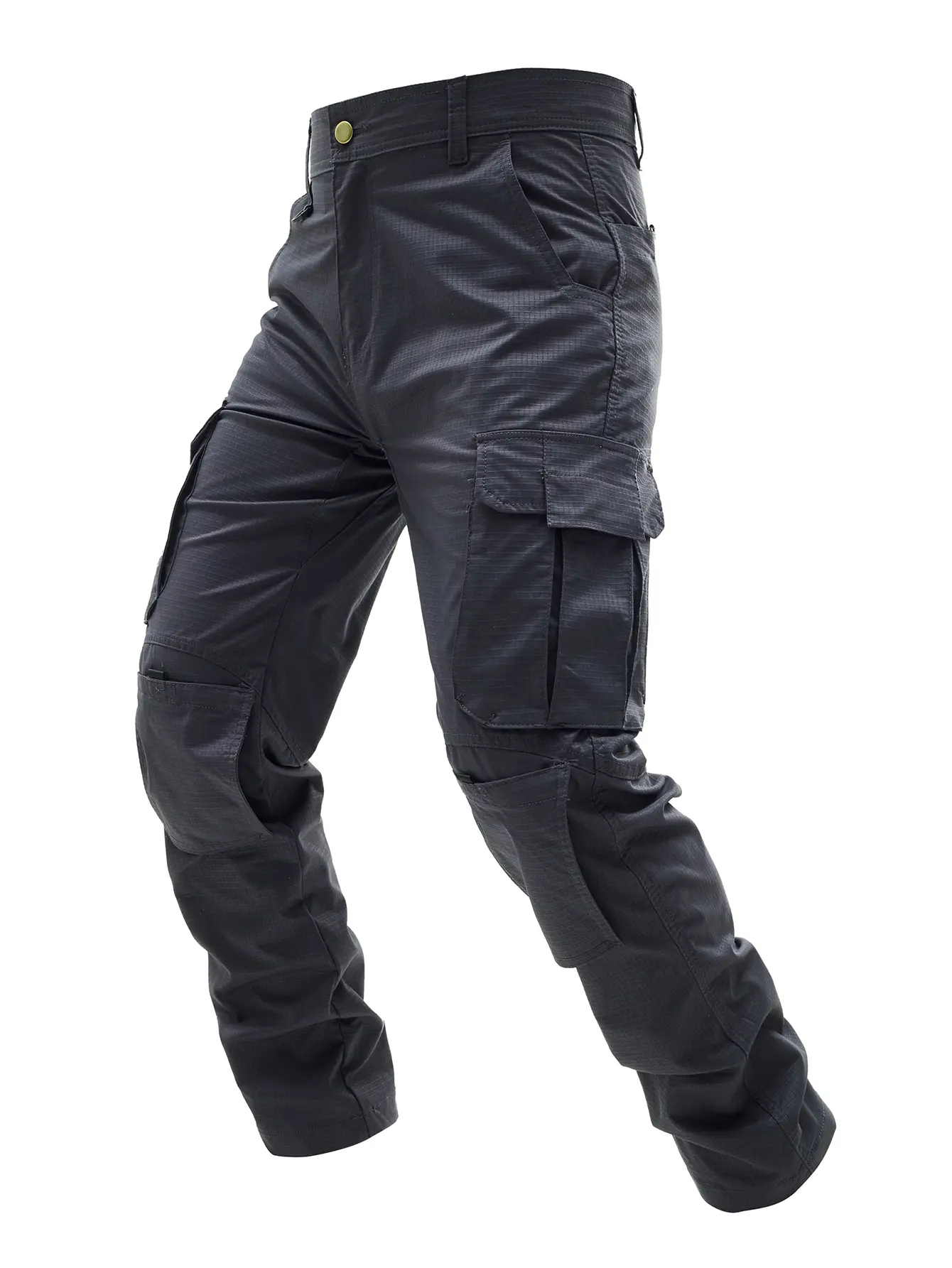 One men’s outdoor functional cargo pants with a rugged style and multiple pockets