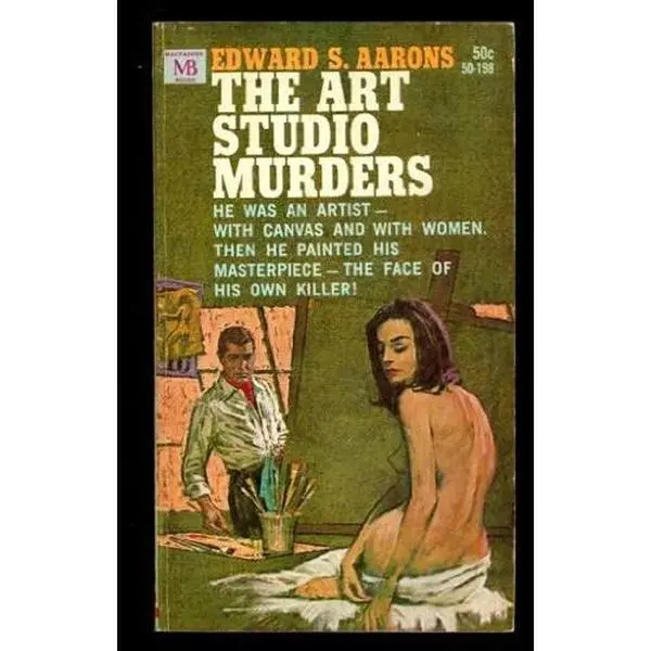 USED Book - The art studio murders (MacFadden Books) by Edward S. Aarons (Unknown) - english