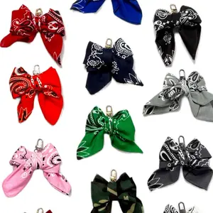 Handmade Colorful Bow Keychains | Westen Coquette Bag Charms | Stocking Stuffer Idea | Bulk Gifting Idea