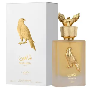 Lattafa Perfumes Shaheen Gold for Unisex Eau de Parfum Spray, 3.4 Ounce