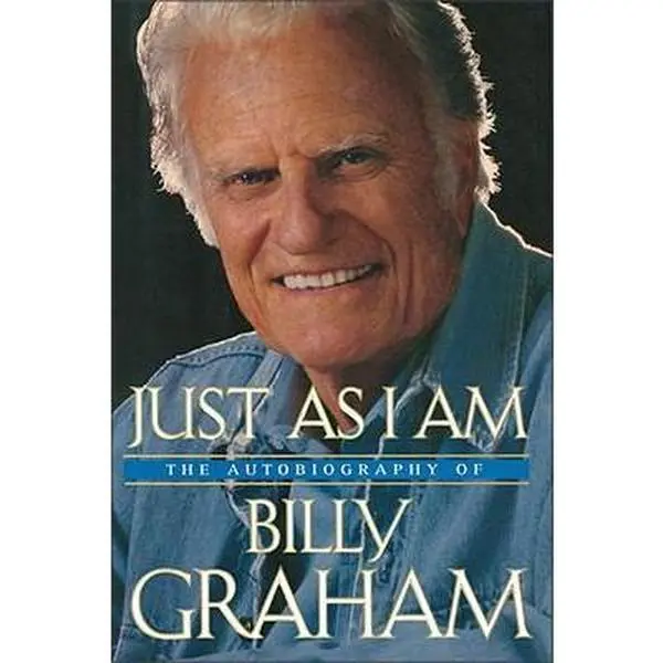 USED Book - Just As I Am: The Autobiography of Billy Graham by Billy Graham (Hardcover) - english