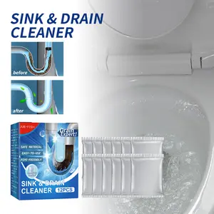 Drain Cleaner Powder Kitchen Dirt Odors Clog Remover Sewer Power Pipe Channel Powder Deodorant Sink Drain Pipe Dredging Agent